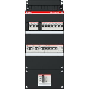 Groepenkast 10 groepen achter 3x 30mA 3-fase 1SPF006907F1763