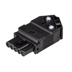 Kabelsteker GST15I5 female zwart schroef VVE=50