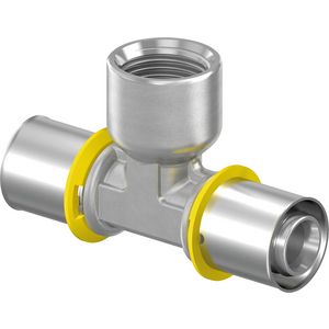 T-koppeling MLC-G gas persaansluiting 25x1/2"bn.x25mm