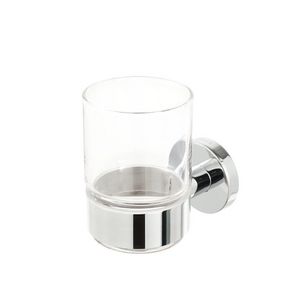 Drinkglas + drinkglashouder chroom NEMOX
