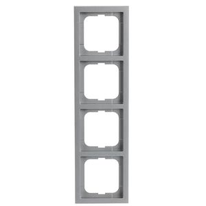 Afdekraam hoekig 4v f-aluzilver