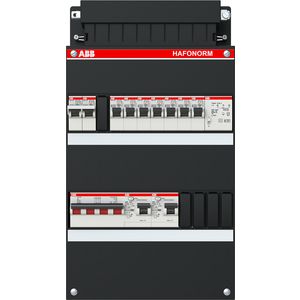 Groepenkast 7 groepen achter 2x 30mA + F + T + HS 3-fase