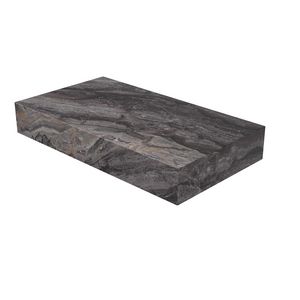 Fonteinplateau BLOCQ zonder afvoergat 40x22x6cm Venice Brown glossy INK