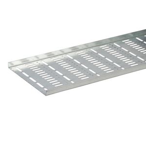 Lengte a 2m. Kabelbaan W4 geperforeerd 300mm thermisch verzinkt