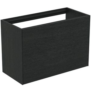 Conca wastafelmeubel 80x37x55cm 1 lade zonder afdekblad smoked oak