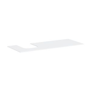 Console 1370x550mm met uitsparing. links countertop Xevolos E 54205700