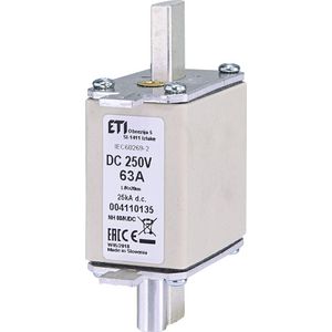 Zekering NH00/K 63A/250V DC 4110135 VVE=3