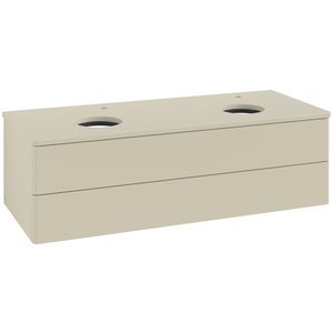 Wastafelonderkast Antao 1200x360x500mm S.Grey Matt Lacquer L24050HJ