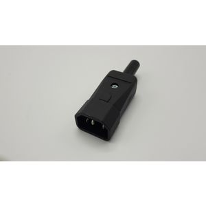 Connector euro male 030.0749-s zwart S42460