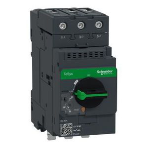 Motor circuit breaker GV3 3P 30-40 A thermal magnetic upstr