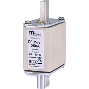 Zekering NH00/K 250A/250V DC 4110138 VVE=3
