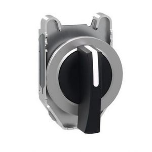 Flush mounted black selector sw. head long handle 3-position