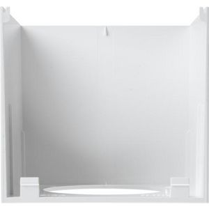 Afdekking + deksel bewegingsmelder. Cube Accessoires wit