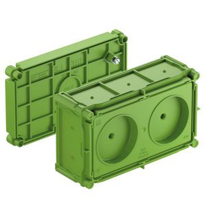Inbouwdoos voor schakelmateriaal groen IP30 98700201