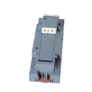 Inbouwunit 8m horiz. 4xWandcontactdoos rood +polarisatie