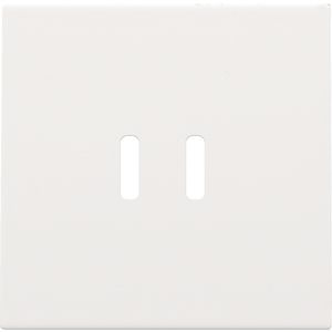 Afwerkingsset dubbele smart USB-C-lader white coated