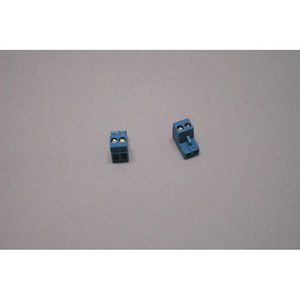 Aansluitklem blauw 73775