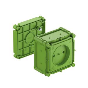 Inbouwdoos voor schakelmateriaal groen IP30 98700101