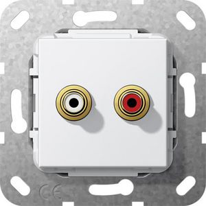 C-Audio verloopkab. Basiselement zuiver wit
