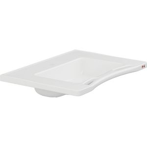 Wastafel z. overloop bedieningst. 780x545x141mm MATRiX MED