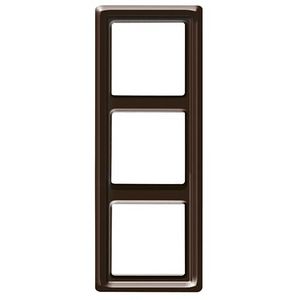 Afdekraam 3v IP44 A-w bruin