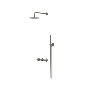 Regendoucheset inbouw BOND geborsteld metal black PVD CSB4GMBBAA