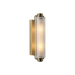 Badverlichting (fittting E14 IP44) NIMAL DOUBLE messing excl. lamp