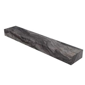 Fonteinplateau BLOCQ LARGE zonder afvoergat 120x22x10cm Venice Brown glossy INK 0210727