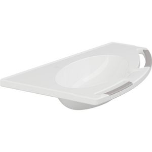 Wastafel zonder overloop rechts afgerond MATRIX ANGLE DEEP R2141112000