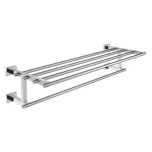 Essentials cube handdoekhouder chroom 2-lids 40512001