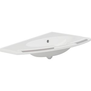 Wastafel met overloop links afgerond MATRIX ANGLE DEEP R2142112000