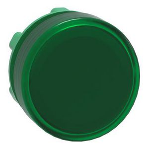 Kop signaallamp 22mm Ronde gladde lens Groen Harmony XB5