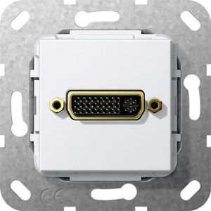DVI (24+5) verloopkab. Basiselement zuiver wit