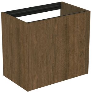 Conca wastafelmeubel 60x37x55cm 1 lade zonder afdekblad dark walnut