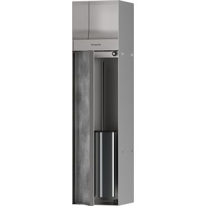 Wandbox XtraStoris toiletborstelhouder Stainless Steel