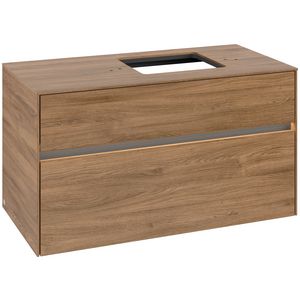 Wastafelonderkast Collaro 1000x548x500mm Oak.Kans C127B0RH