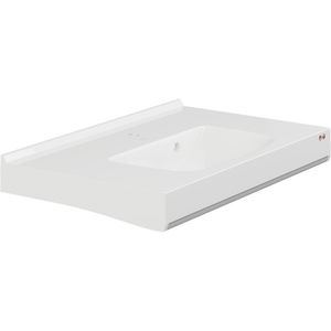 Wastafel incl. bedieningst. 900x550x152mm MATRIX SQUARE