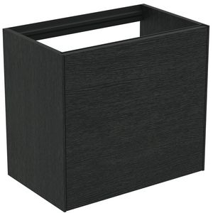 Conca wastafelmeubel 60x37x55cm 1 lade zonder afdekblad smoked oak