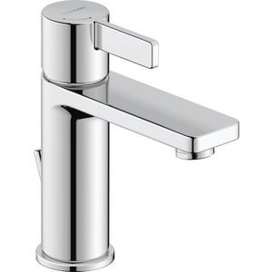 D-Neo wastafelmengkraan FreshStart 1-hendel sprong 109mm chroom incl. aansluitslangen + waste-inrichting