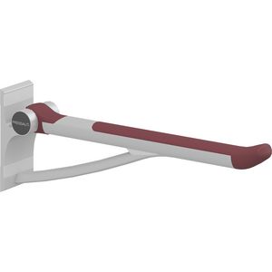 Toiletsteun wandmontage vaste hoogte 700mm PLUS rood