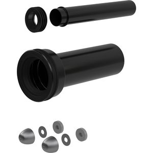 Aansluitgarnituur / toe- en afvoerset verlengd tbv wandcloset 2-dlg. ø110mm / ø45mm L=300mm