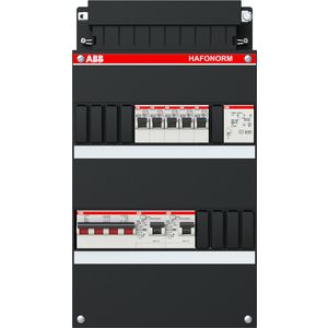 Groepenkast 5 groepen achter 2x 30mA + T + HS 3-fase
