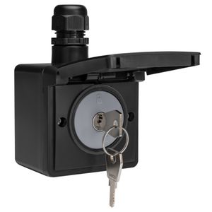 Spuitwaterdicht stopcontact+randaarde slot beschgsafsluiter