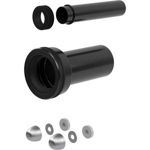 Aansluitgarnituur / toe- en afvoerset tbv wandcloset 2-dlg. ø110mm / ø45mm 230mm