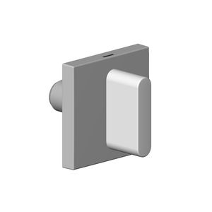 Greep badkuip Hot ovaal puur 60X60X40mm-CHA gebor(22kt)