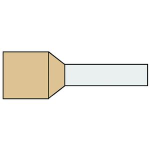Zak a 50st. Adereindhuls geisol. 35mm² Beige 16mm
