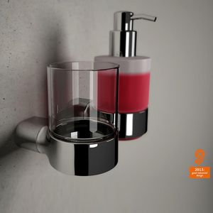 Drinkglas + drinkglashouder chroom WYNK