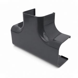 T-stuk 125x75mm antraciet grijs PVC RAL7016