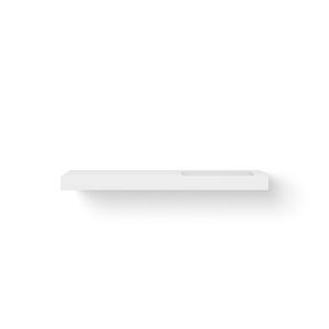 Solid WASHBASIN SOLO 140x46cm Solid Surface met 1 wasbak 500mm rechts
