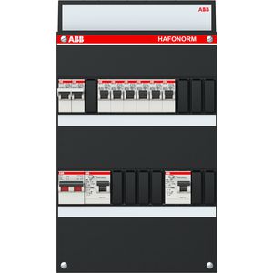 Installatiekast stekerb 6 groep achter 2 aardlekschs 2-pol